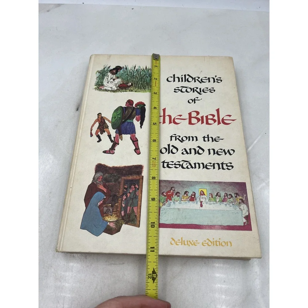 Childrens Stories of the Bible Deluxe Edition 1968 Hardcover Barbara T Bradford